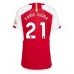 Arsenal Fabio Vieira #21 Hjemmedrakt Dame 2023-24 Kortermet